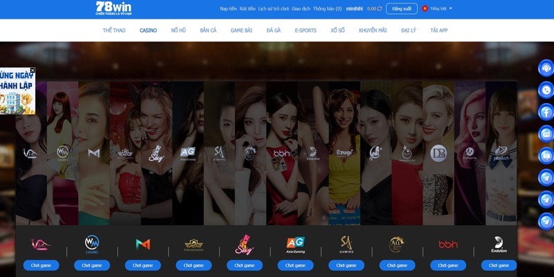 Cung cấp hơn 1000 game casino cực hay cho bạn tham gia